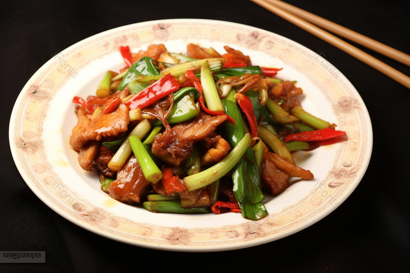 中式健康美味美食爆炒猪头肉,高清,摄影图,摄影图片,图片大全,摄影图免费下载